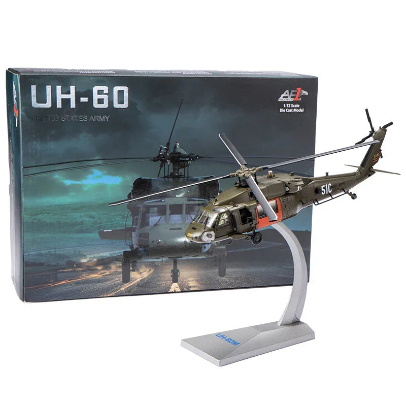UH-60 Black Hawk Military Helicopter 1:72 – Die-Cast Alloy Precision – 8.7 in - Gallery 7