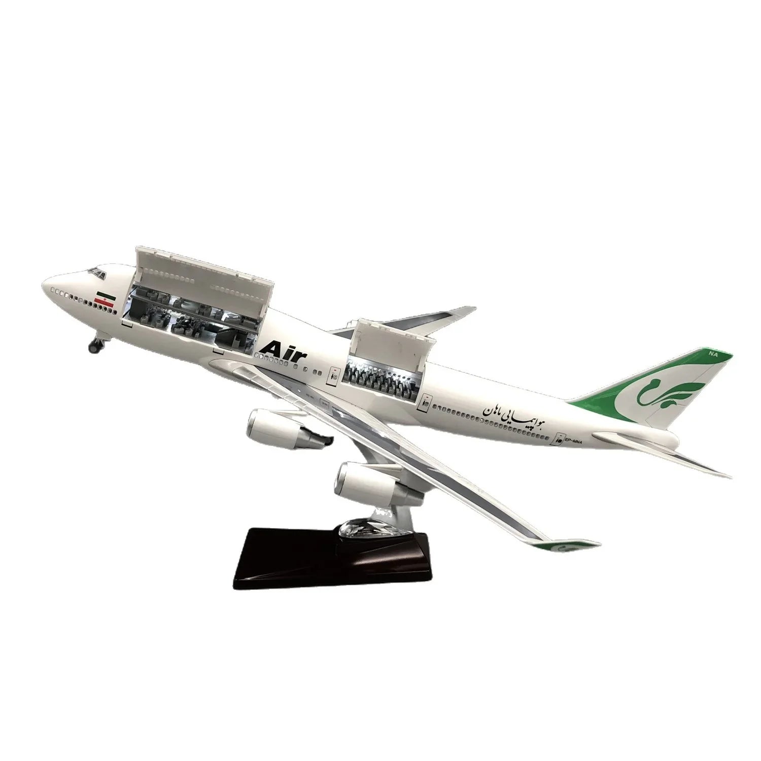 Mahan Air Boeing 747-400 1:150 – 47 cm / 18.5 in – Opening Cabin Interior & LED Lights - Gallery 8