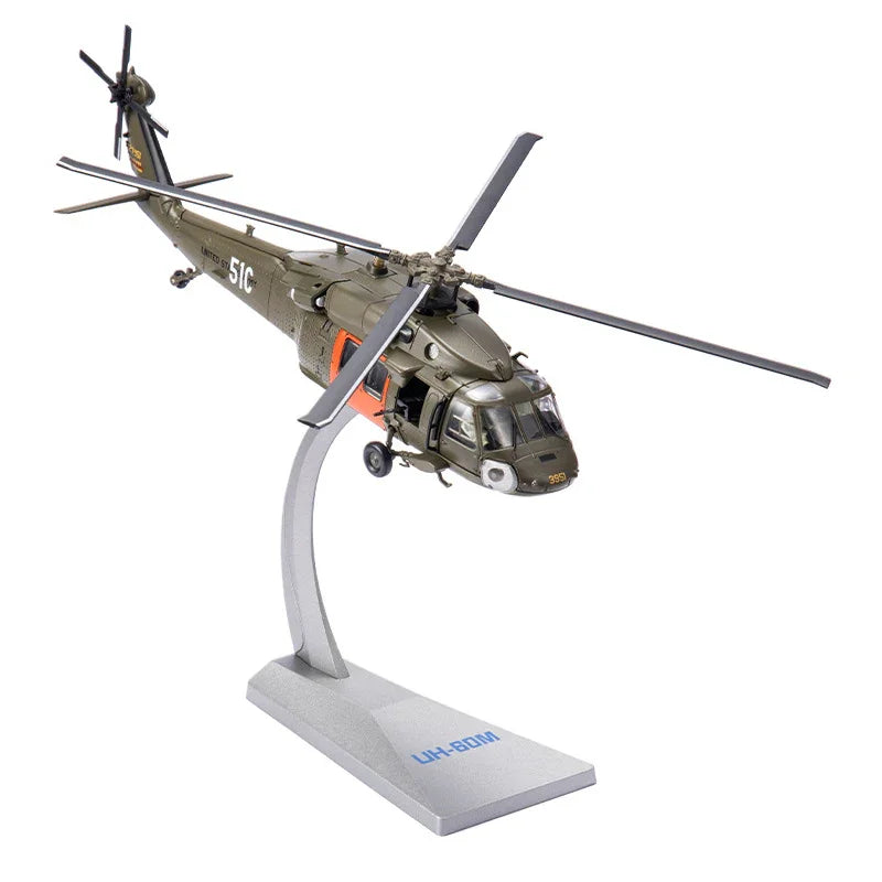UH-60 Black Hawk Military Helicopter 1:72 – Die-Cast Alloy Precision – 8.7 in - Image 1