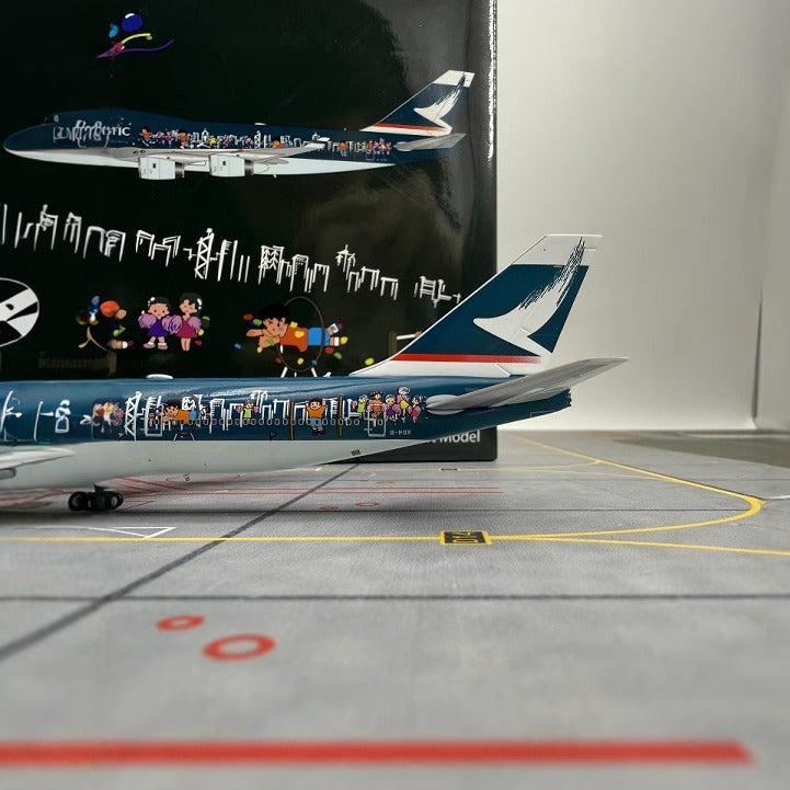 Cathay Pacific Boeing 747-400 Millennium/Asias World City  Scale 1:400  YY Wings  Alloy Airliner Model