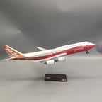 بوينغ 747-8 إنتركونتينينتال نموذج أولي 1:160 – 47 سم / 18.5 بوصة – إصدار كسوة شروق الشمس