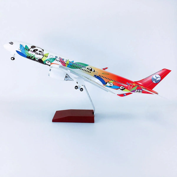 A350 Sichuan Panda  - Scale 1/142 - 47cm - 18.5in - LED Optional - Secondary
