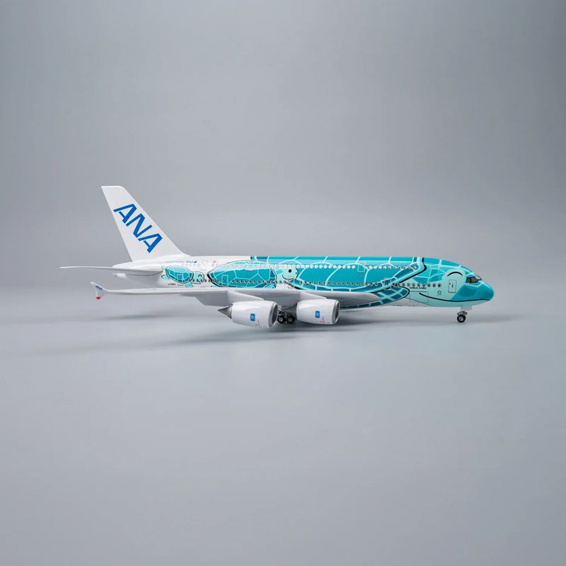 A380 ANA Japan GREEN TURTLE - SCALE 1/160 - 47CM - 18,5 IN - AIRPLANE MODEL - Image 4