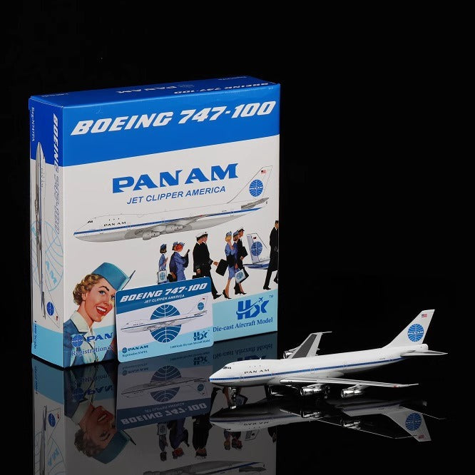 Pan Am Boeing 747-100 Escala 1:400 Modelos HX 17,66 cm