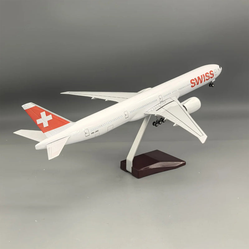 B777 SWISS - Scale 1/157 - 47CM - 18.5in - Airplane Model - Image 4
