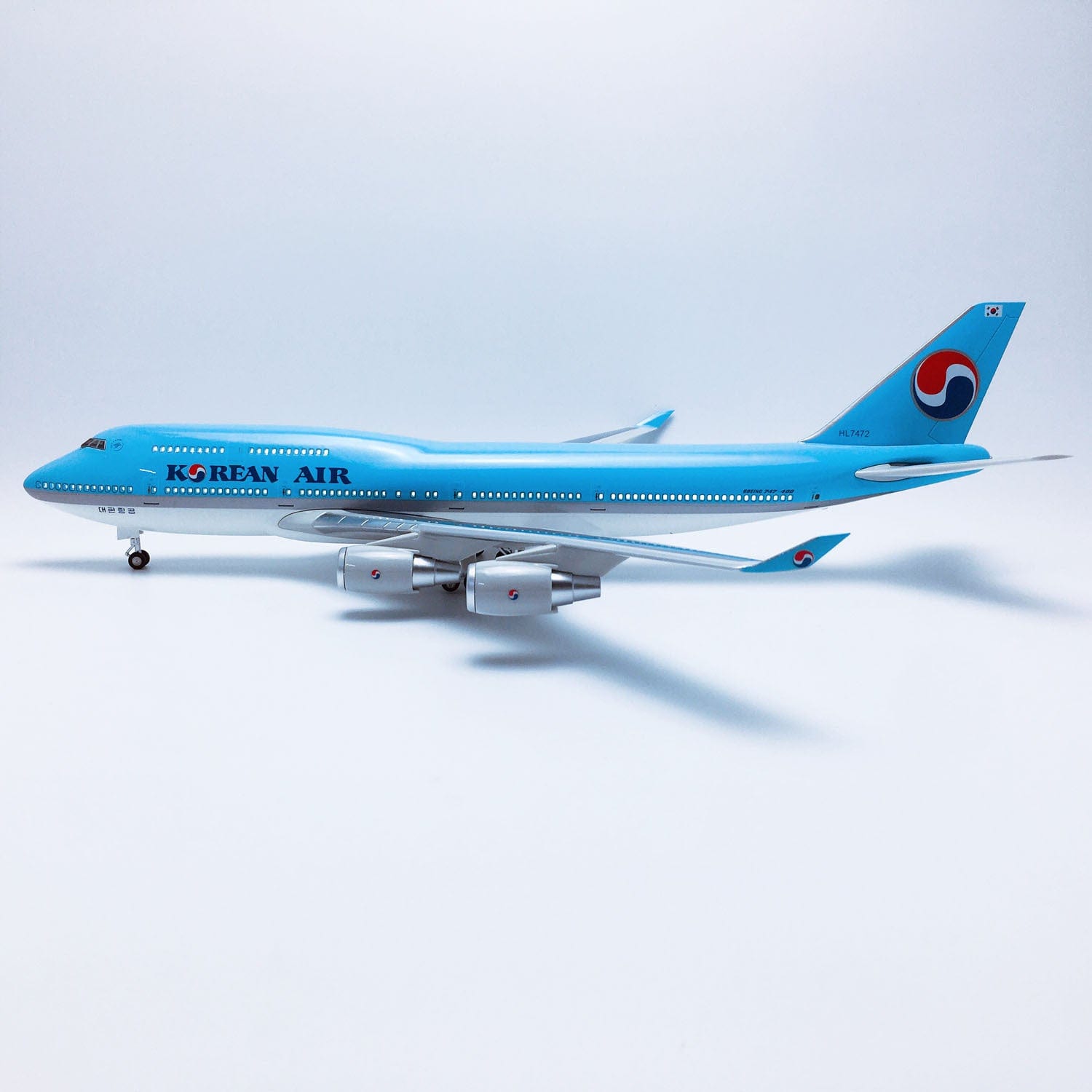 B747 Coreano - Escala 1/157 - 47cm - 18.5 in