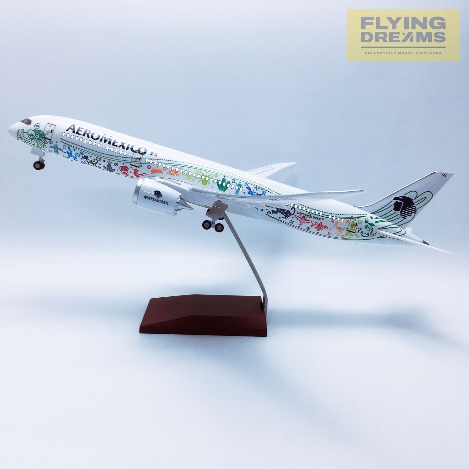 B787-9 Aeromexico Quetzalcoatl - Scale 1/130 - 43cm - 16.9 in