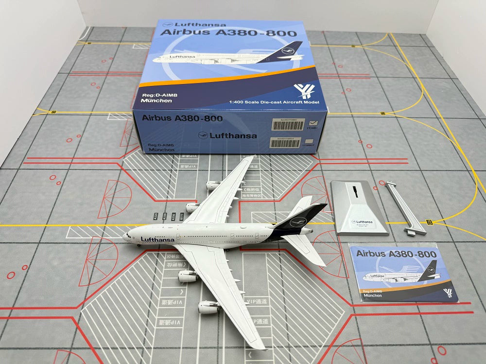 Lufthansa Airbus A380 D-AIMB / D-AIMC  Scale 1:400  YY Wings  18.19 cm