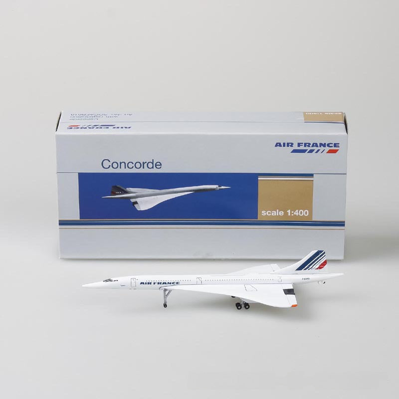 Concorde Air France - Escala 1/400 - Fundición a presión - 15 cm