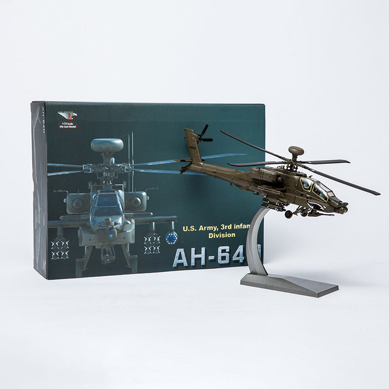 AH-64 Apache Attack Helicopter 1:72 – Die-Cast Alloy Precision – 9.1 in - Gallery 5