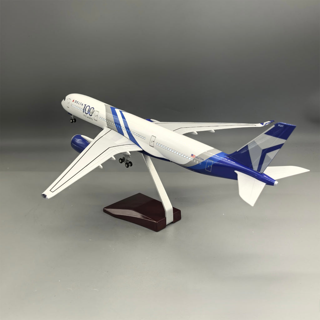 Delta Airlines 100 YEARS Commemorative Model A350 Delta Airlines - Scale 1/142 - 47CM - 18,5 in