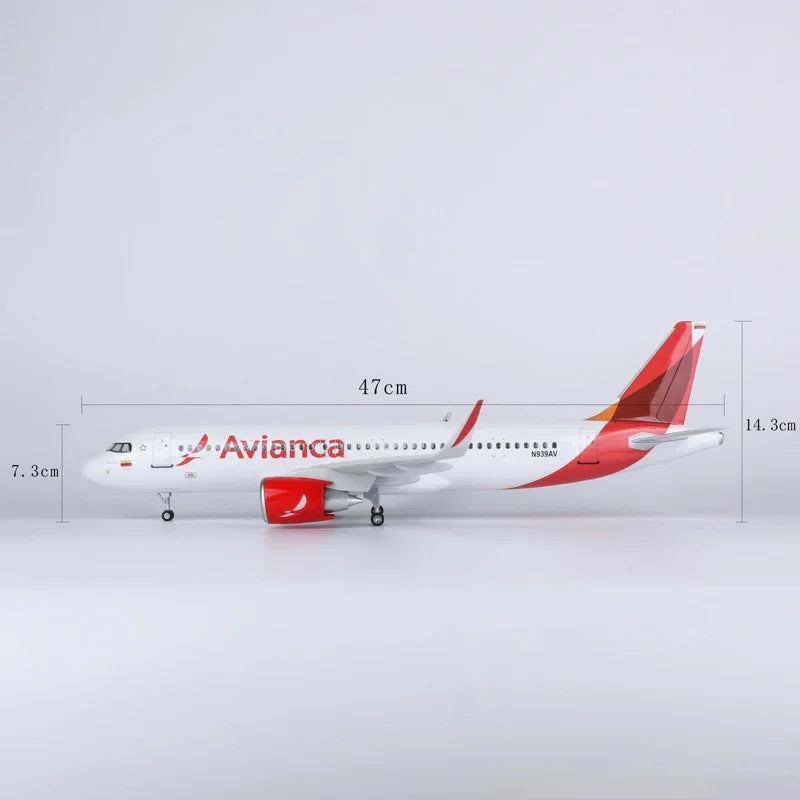A320 Neo Avianca - Scale 1/80 - 47cm - 18,5 in - Airplane Model - Gallery 8