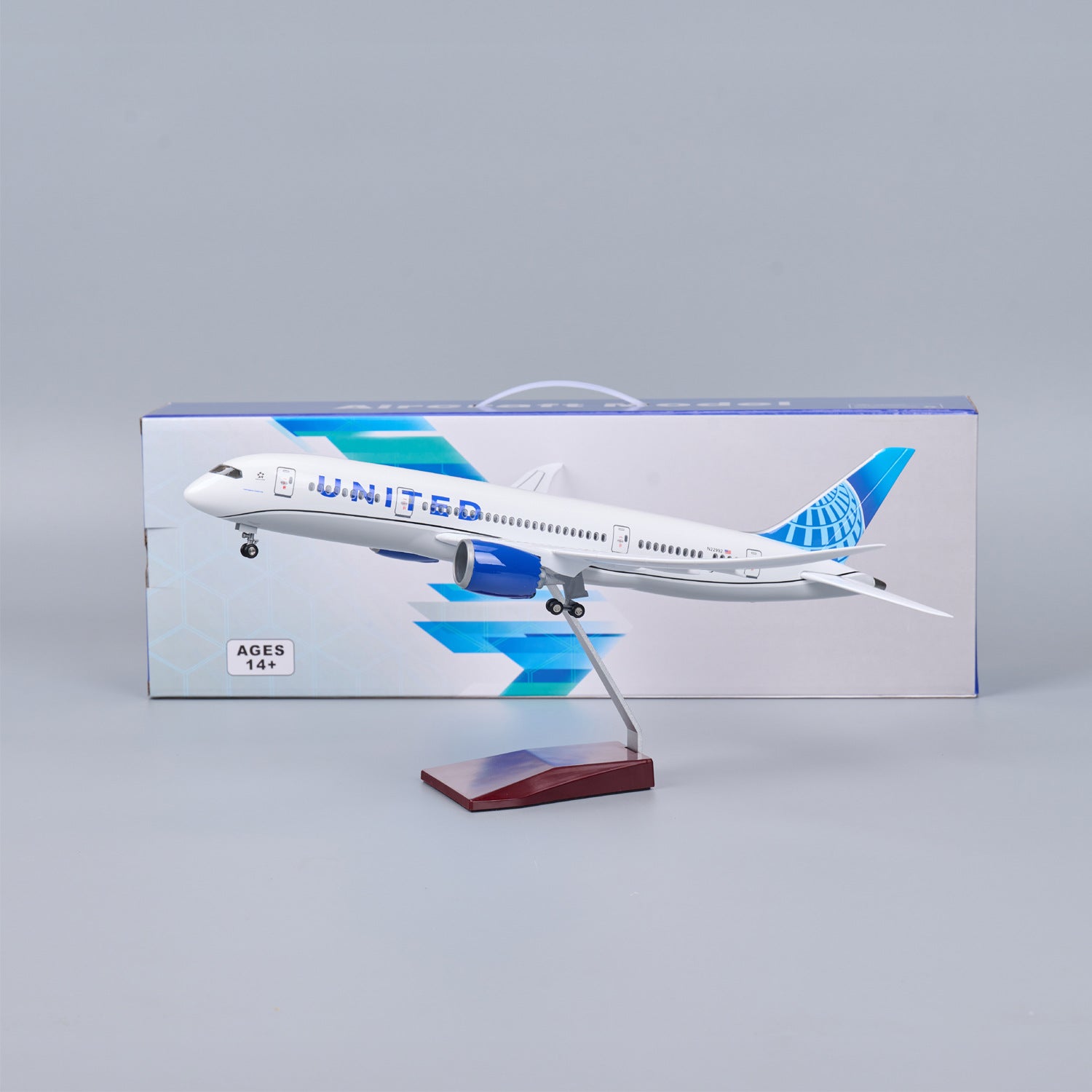 BOEING 787-9 UNITED AIRLINES – SCALE 1:130 (43 CM / 16.9 IN) - New Livery