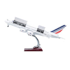 طائرة إيرباص A380 من الخطوط الجوية الفرنسية بمقياس 1:160 – 45.5 سم / 17.9 بوصة – بفتحات داخلية للمقصورة