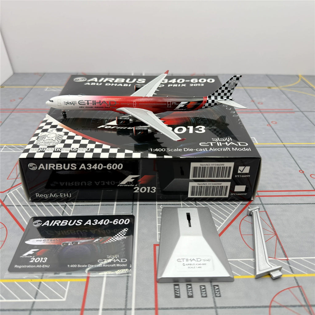 Etihad Airways A340-600 A6-EHJ Maßstab 1:400 HX Wings