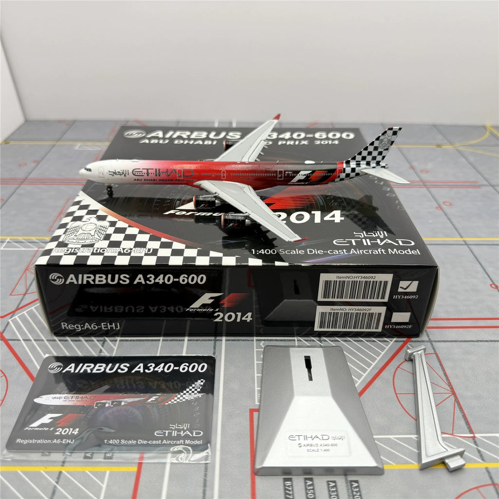 Etihad Airways A340-600 A6-EHJ Maßstab 1:400 HX Wings