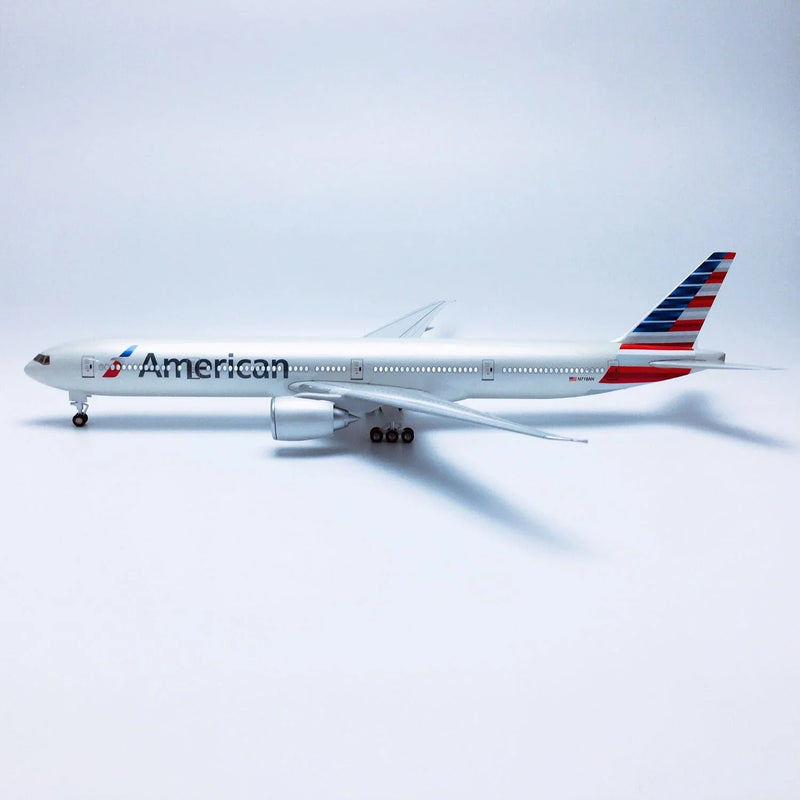 طائرة B777 الأمريكية - مقياس 1/157 - 47 سم - 18.5 بوصة - نموذج طائرة - Image 2