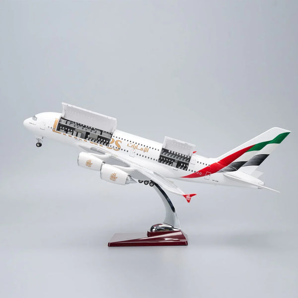 Airbus A380 Emirates 1:160 – 47 cm / 18.5 in – Opening Interior