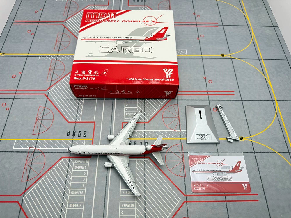 Shanghai Airlines McDonnell Douglas MD-11 (Open Cargo Door Version) B-2176/B-2177/B-2178/B-2179  Scale 1:400  YY Wings  15.31 cm