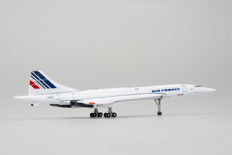 Concorde Air France - Escala 1/400 - Fundición a presión - 15 cm