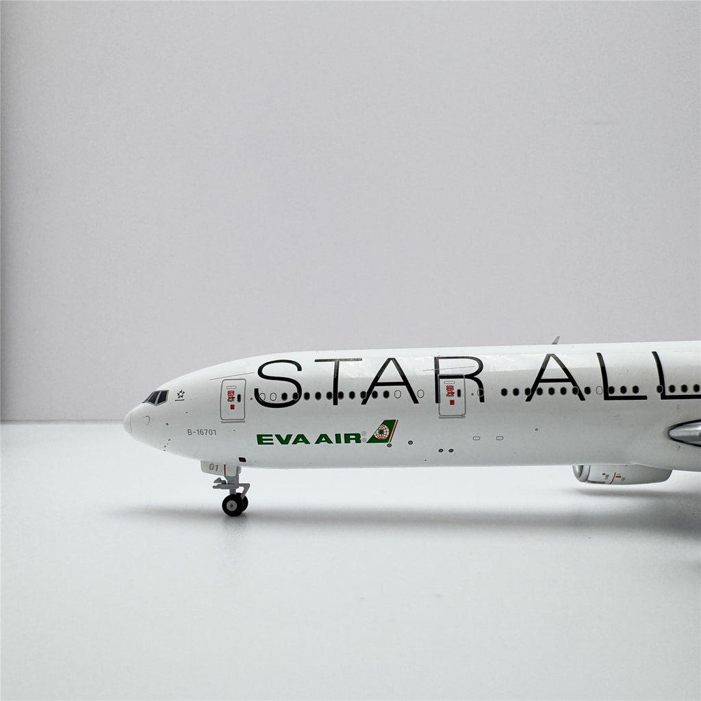 EVA Air Boeing 777-300ER B-16715 / B-16701  Scale 1:400  Geministar Models  18.46 cm