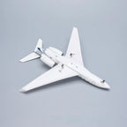 طائرة جولف ستريم G650ER – مقياس 1:50 – 17.7 بوصة - 45 سم – راتينج – حامل عرض فاخر