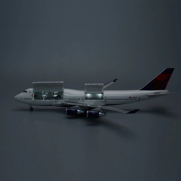 Boeing 747 Delta Classic Livery 1:150 – 47 cm / 18.5 in – Opening Interior - Secondary