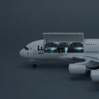 Lufthansa Airbus A380 1:160 – 47 cm / 18.5 in – Opening Cabin Interior