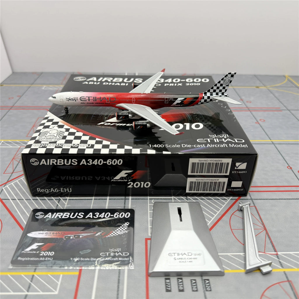 Etihad Airways A340-600 A6-EHJ Maßstab 1:400 HX Wings
