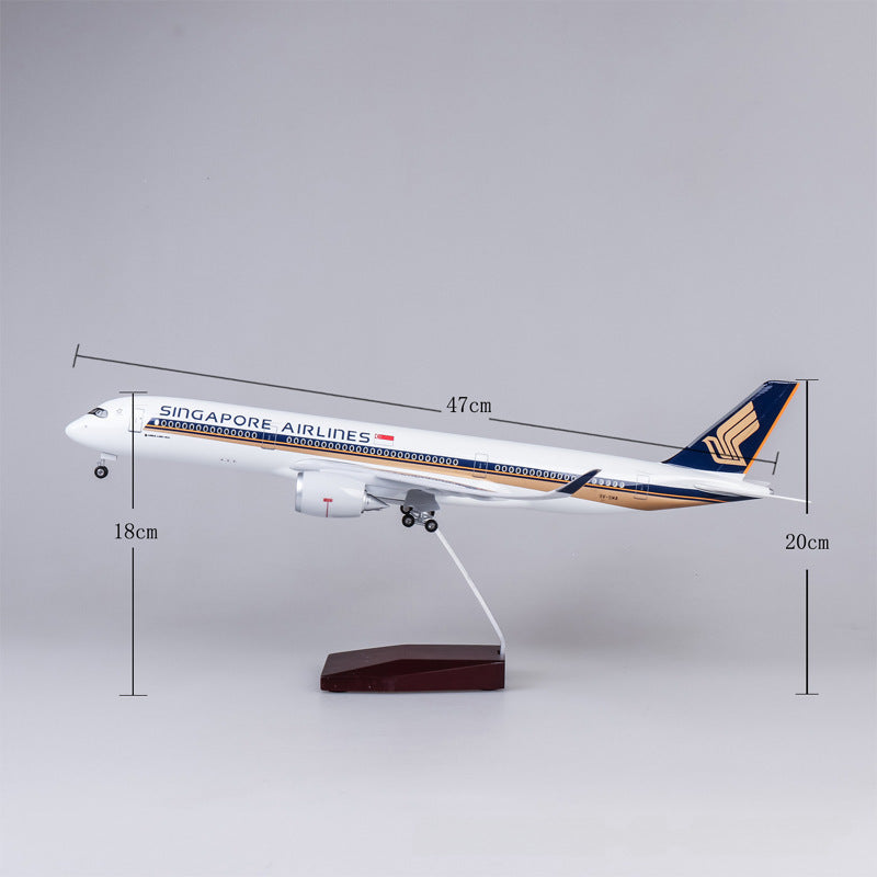 A350 Singapore - Scale 1/142 - L: 47cm/18.5 in