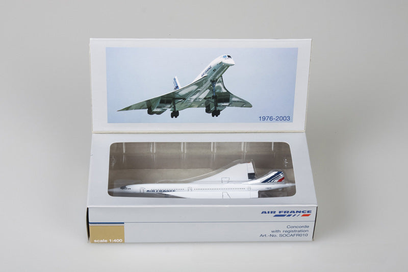Concorde Air France - Escala 1/400 - Fundición a presión - 15 cm