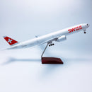 B777 SWISS - Scale 1/157 - 47CM -18.5in - Airplane Model