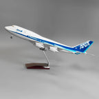 B747-400 ANA اليابان - مقياس 1/150 - 47 سم - 18.5 بوصة - نموذج طائرة