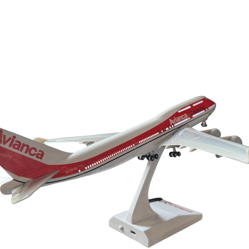 B747 AVIANCA - 30cm - 11.8in - LED & Sound - Airplane Model - Image 5