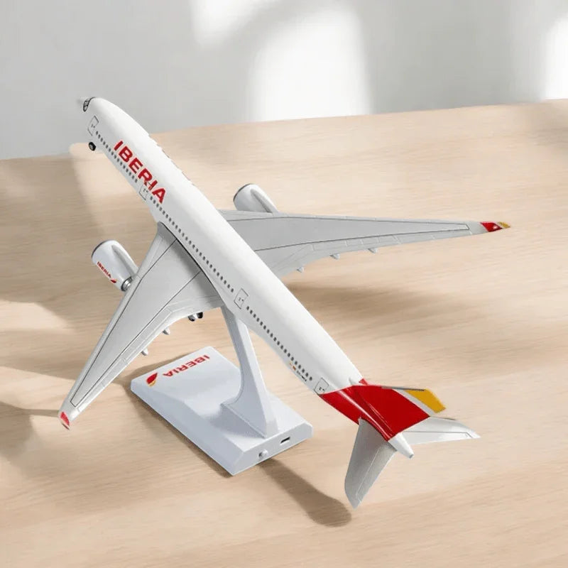 A350 Iberia- 30cm - 11.8in - LED & Sound - Airplane Model - Gallery 2