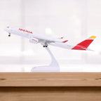 A350 Iberia- 30cm - 11.8in - LED & Sound - Airplane Model