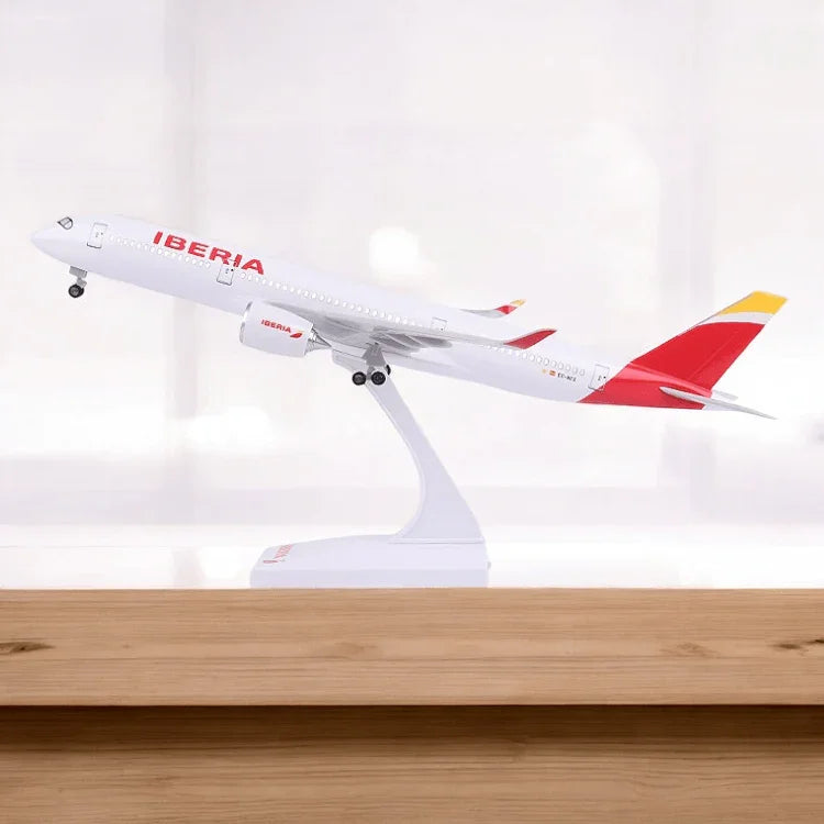 A350 Iberia- 30cm - 11.8in - LED & Sound - Airplane Model - Image 1