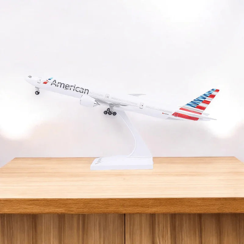 B777 American Airlines - 30cm - 11.8in - LED lights - Airplane Model - Image 1