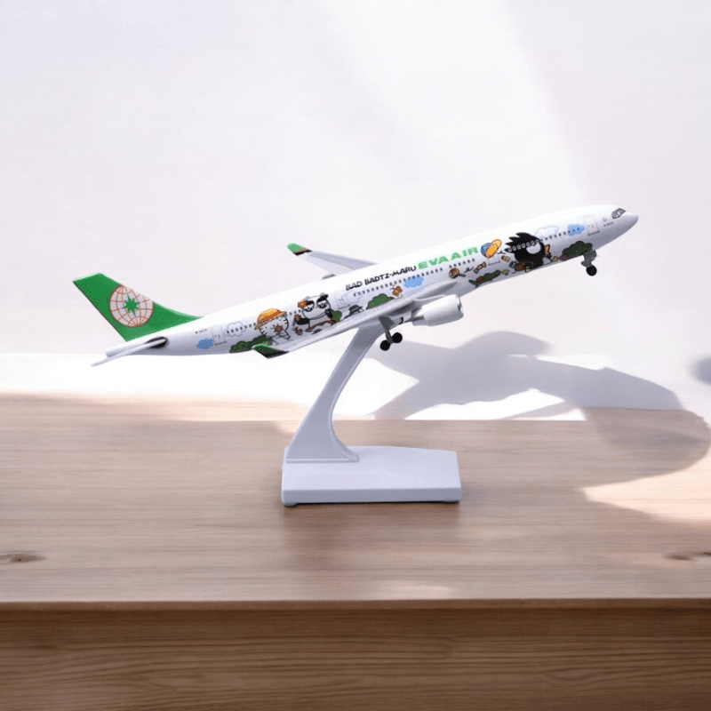 A330 EVA AIR - 30cm - 11.8in - LED & Sound - Airplane Model