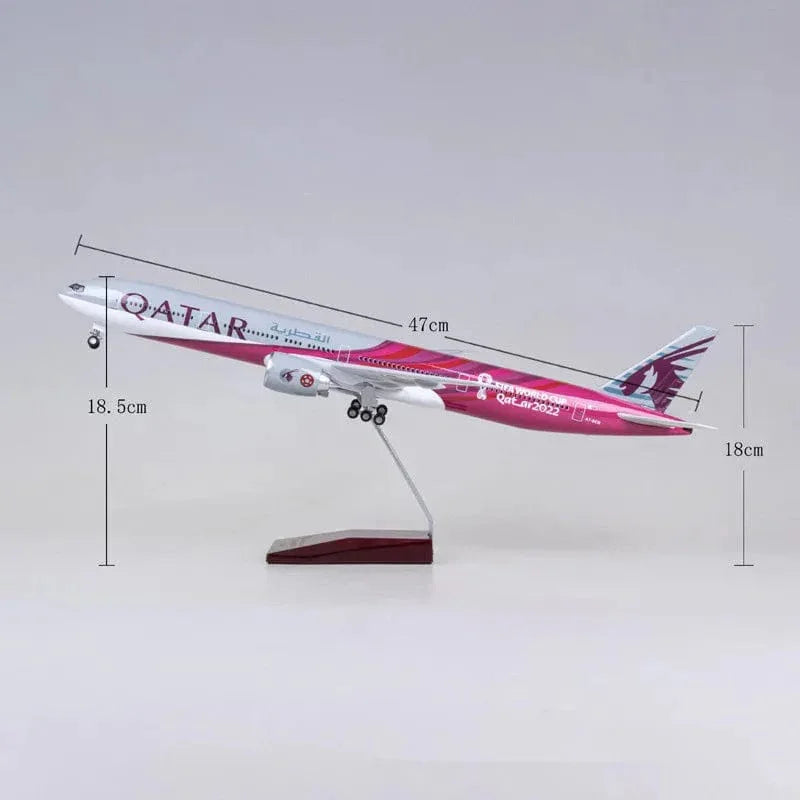 B777 Qatar - World Cup - Scale 1/150 - 47cm - 18.5 in - Gallery 4