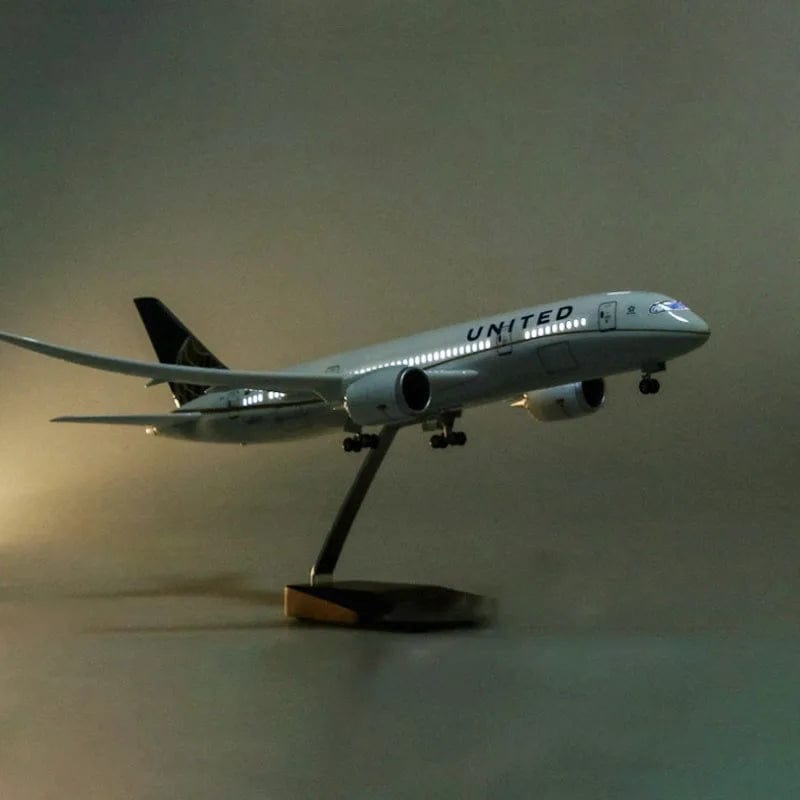 B787-9 United - Scale  1/130 - 43cm - 16.9 in