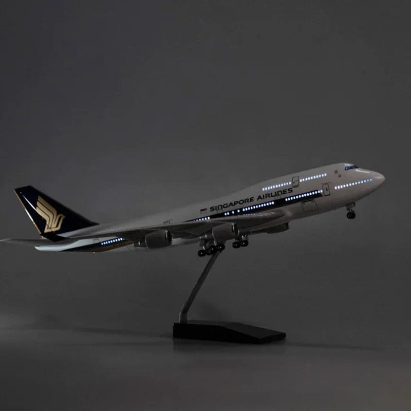 B747 Singapur - Escala 1/150 - 47cm - 18.5 in