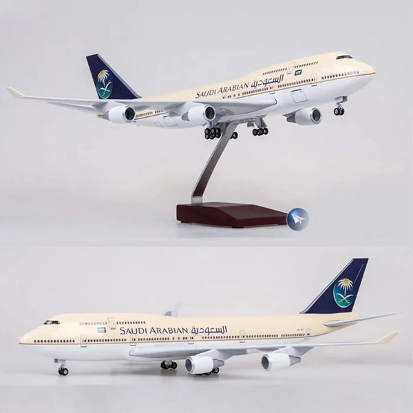B747 Saudi Arabian Airlines - Scale 1/150 - 47cm - 18.5 in - Airplane Model - Secondary