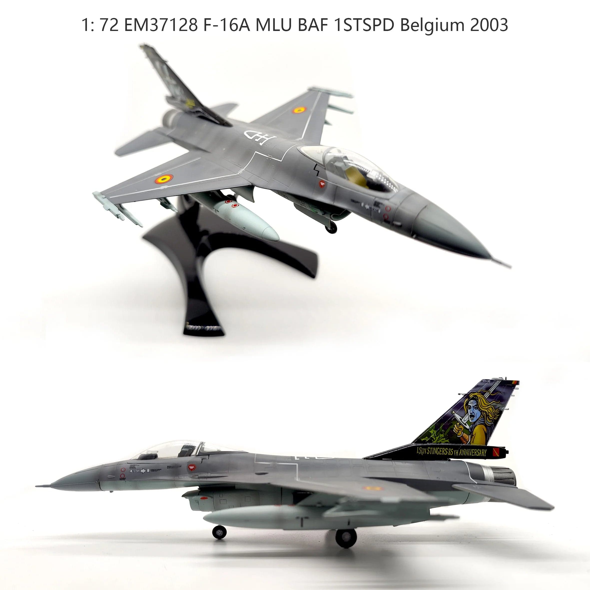 F-16A MLU Fighting Falcon - Edition Especial Belgica 2003 - Scale 1: 72