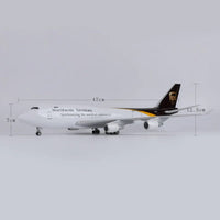 B747-400 UPS Express Cargo - Escala 1:157 - 47 cm - 18,5 pulgadas - SIN LED