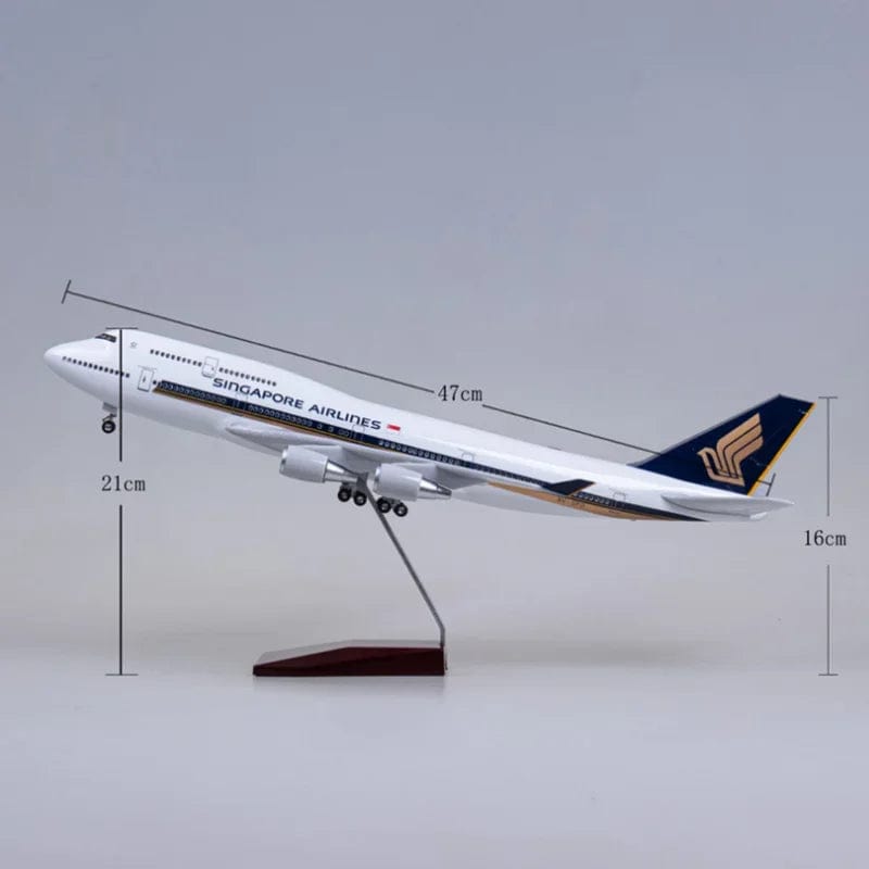 B747 Singapore - Scale 1/150 - 47cm - 18.5 in - Airplane Model