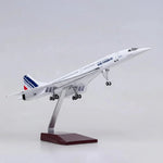 Concorde Air France – 1:125 Scale Executive Model – 50cm (19.68") – LED Acoustic & High-Density Resin Edition - Thumbnail 3
