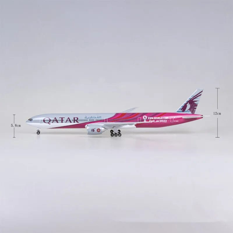 B777 Qatar - Copa Mundial - Scale1/150 - 47cm - 18.5 in