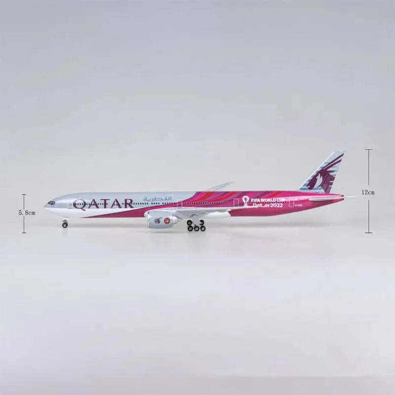 B777 Qatar - World Cup - Scale 1/150 - 47cm - 18.5 in - Image 3
