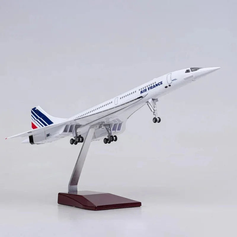 Concorde Air France – 1:125 Scale Executive Model – 50cm (19.68") – LED Acoustic & High-Density Resin Edition - Image 8